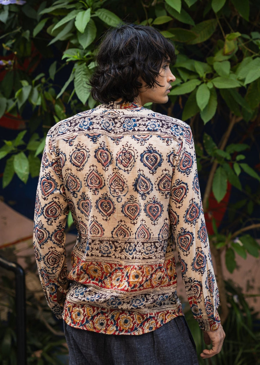 ARNAV Men's Kalamkari Shirt