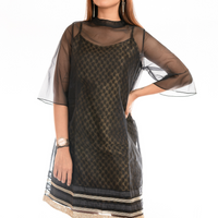 ANOMA Black Benarasi Dress