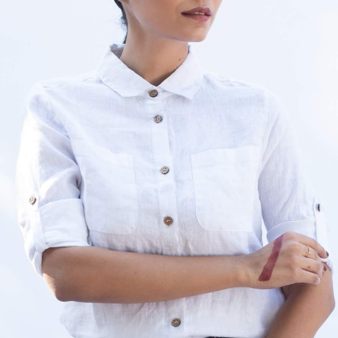 ANTARA White Linen Shirt